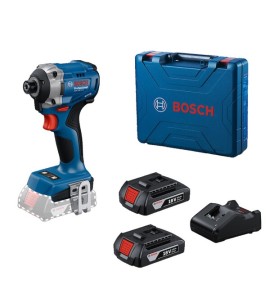 Parafusadeira de Impacto Bosch GDR 18V-215 a Bateria 18V Brushless 1/4