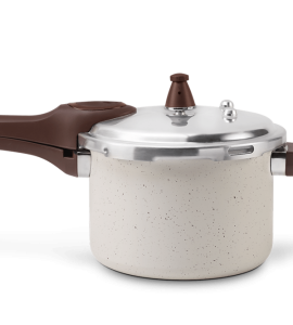Panela De Pressão Ceramic Life Pressure Com Indução 4 2l - Brinox 20 X 14 5cm 4 2 L Vanilla
