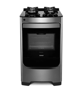 Fogão De Piso Consul 4 Bocas Com Mesa De Vidro Acendimento Automático- Bivolt