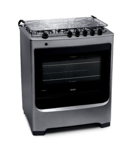 Fogão 5 Bocas Acendedor Automático Inox Bivolt CFS5NAR Consul