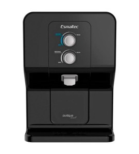 Purificador de Água Esmaltec Gelada e Natural com Compressor ACQUA7 Preto 220V
