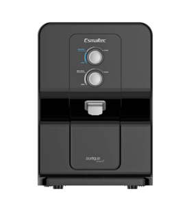 Purificador de Água Esmaltec Gelada e Natural com Compressor ACQUA7 Preto 127V (110V)