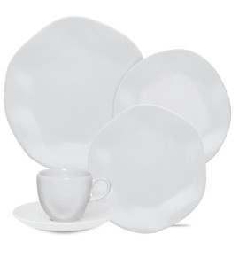 Aparelho De Jantar 30 Peças Ryo White Oxford