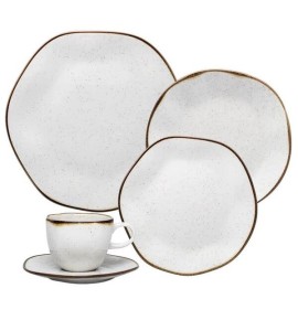 Aparelho De Jantar/chá Oxford Maresia 30 Peças Ra30-9515