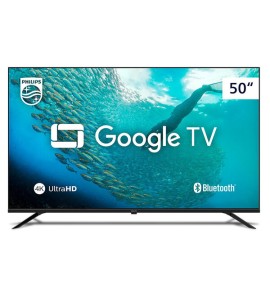 Smart Tv Philips 50 4k Uhd, Google Tv, Dolby Audio - 50pug7019/78