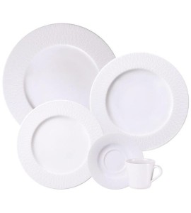 Aparelho De Jantar Tramontina Santorini Em Porcelana Decorada 20 Peças 96589026